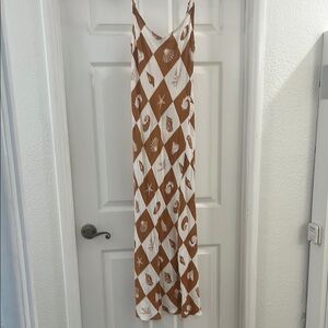 Dissh Mele Tangerine Shell Midi Dress